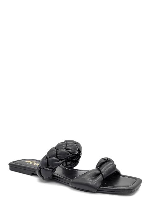 FASHION BRAID BOW STRAP SLIPPER SANDAL