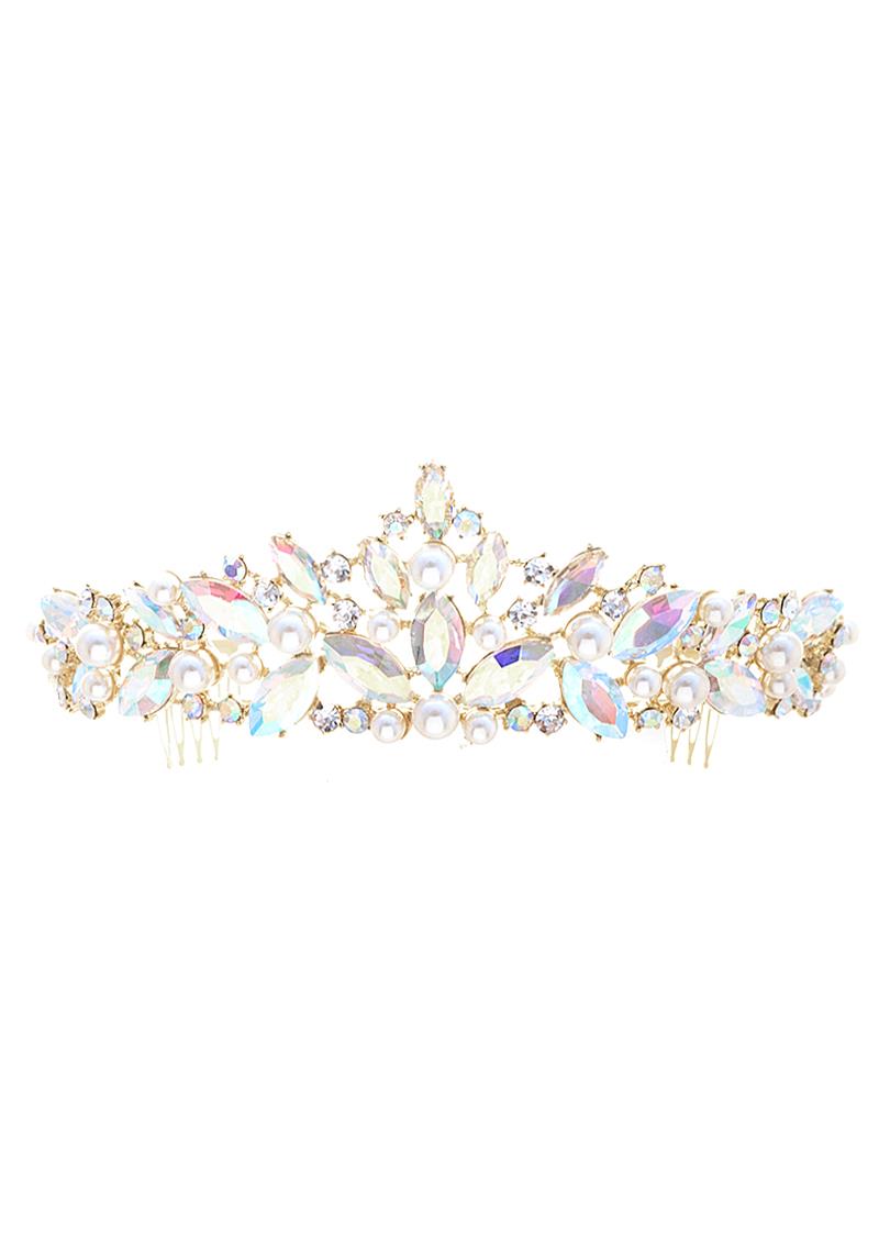 FASHION CRYSTALIZED DESIGN HAIR TIARA