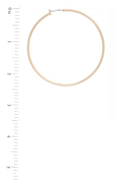 BASIC METAL HOOP EARRING