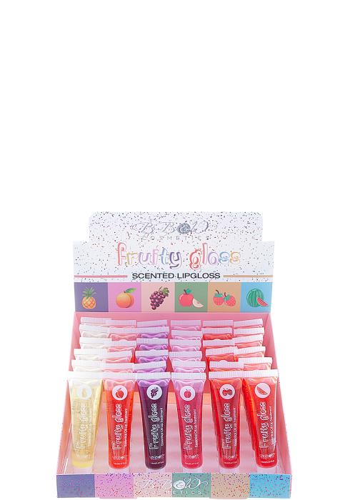 FRUITY GLOSS SCENTED LIPGLOSS 36 PCS