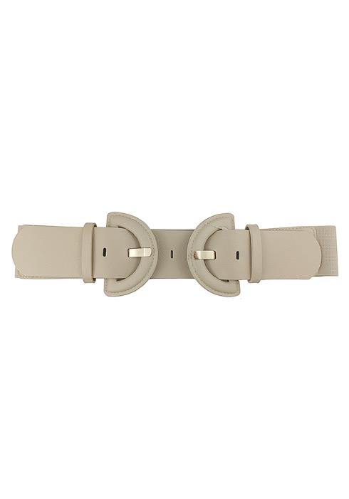 FASHION DOUBLE SIDED CURVE BUCKLE BELT