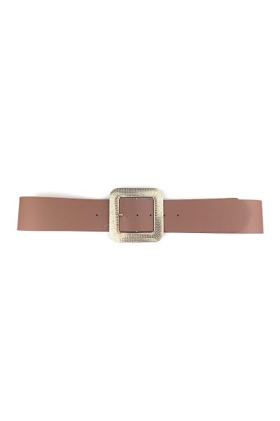 FASHION METAL SQUARE BUCKLE BELT