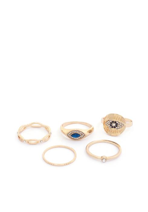 SODAJO EYE ASSORTED RING SET