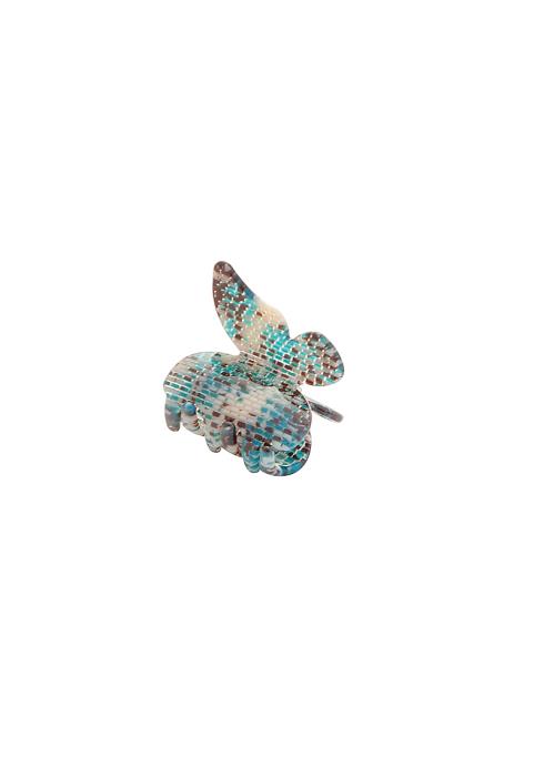 MINI CHIC BUTTERFLY WINGS ACRYLIC DESIGN HAIR CLAW CLIP