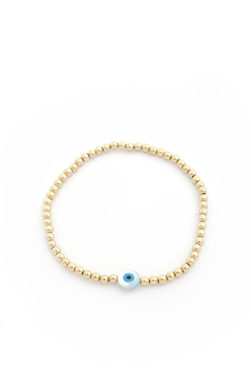 EVIL EYE BEADED BRACELET