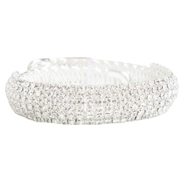 RHINESTONE FLEXIBLE BRACELET