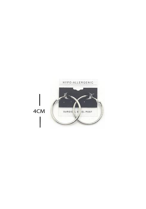 FASHION METAL HOOP 40MM EARRING