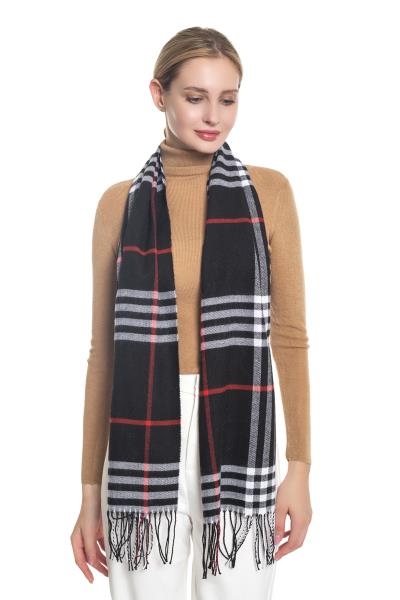 PLAID BLANKET SCARF