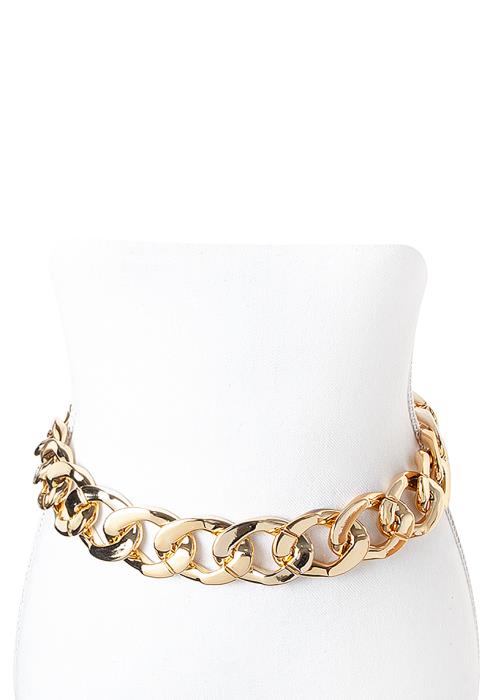 FASHION METAL LARGE CHAIN LINK BELT