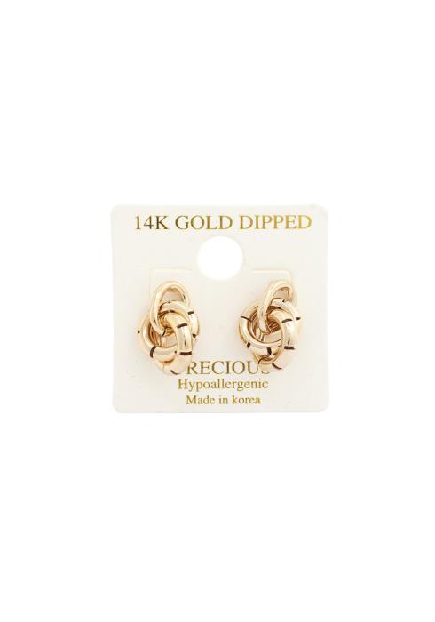 14K GOLD DIPPED EARRING