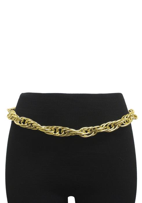 METAL MULTI CHAIN BALLY BELT