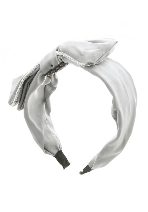 CHIC RIBBON BOW TIE SILKY HAIR HEADBAND