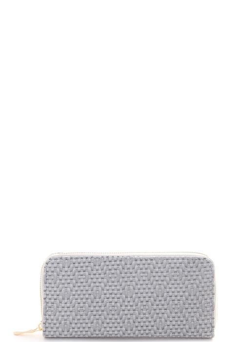 PATTERN COLOR DESIGN ZIPPER WALLET