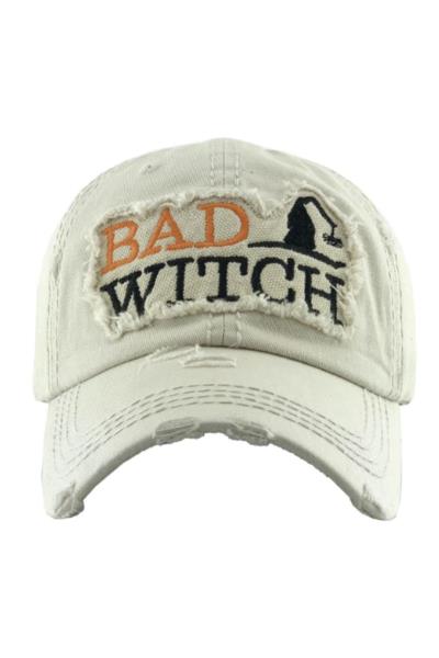 BAD WITCH VINTAGE BASEBALL CAPS