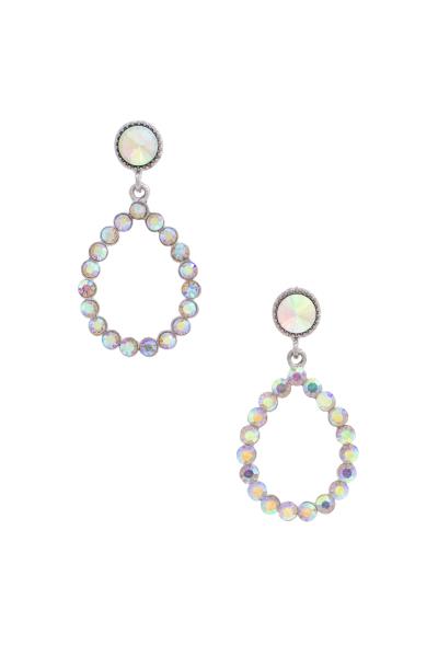 TEARDROP RHINESTONE EARRING