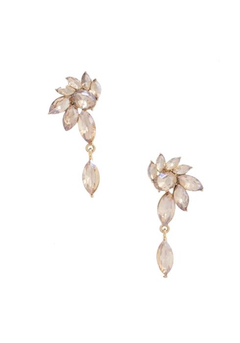 MARQUISE RHINESTONE DROP EARRING