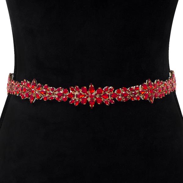 RHINESTONE BELT AND HEADBAND