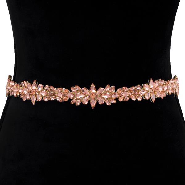 RHINESTONE BELT AND HEADBAND