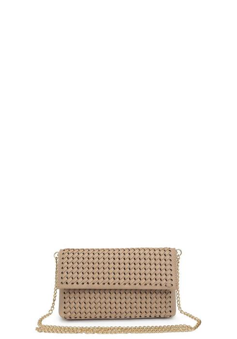 STYLISH ALL WOVEN DESIGN TALIA CLUTCH
