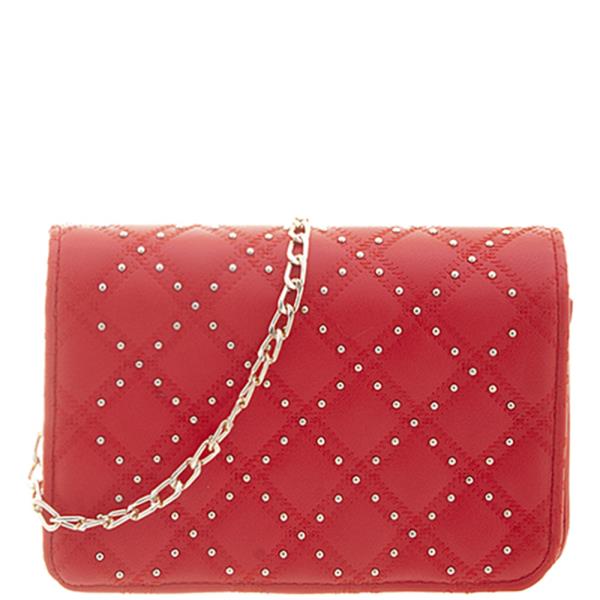 FASHION STUDDED CHAIN CROSSBODY BAG