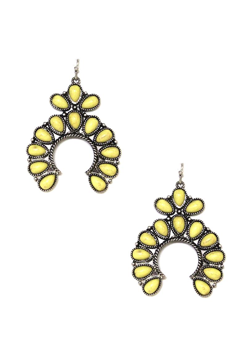 WESTERN STYLE STUD EARRING 3 PAIR SET