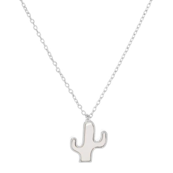 CACTUS CHARM NECKLACE