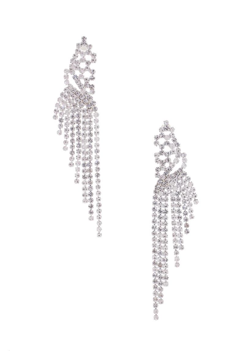 RHINESTONE DANGL EARRING