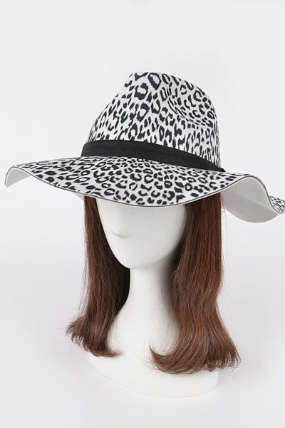 LEOPARD PRINT FEDORA