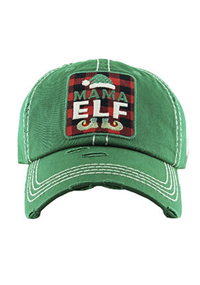 MAMA ELF WASHED VINTAGE BALLCAP