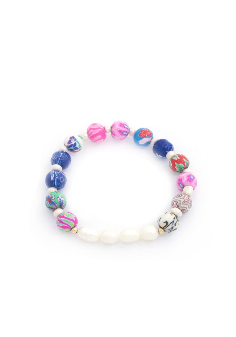 COLORFUL ASSORTED BEAD BRACELET