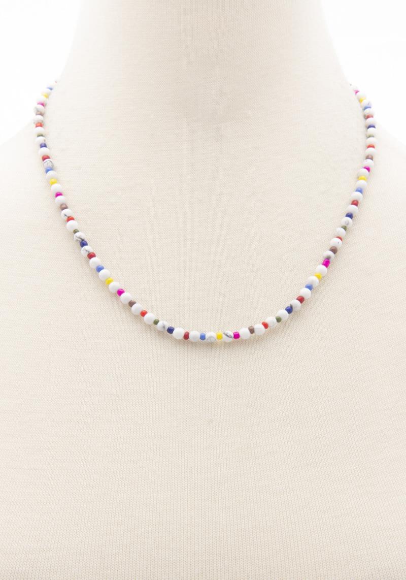 COLORFUL BEAD NECKLACE