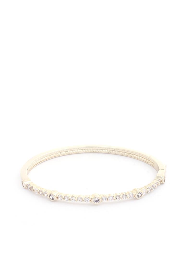 PAVE CUBIC ZIRCONIA BANGLE BRACELET