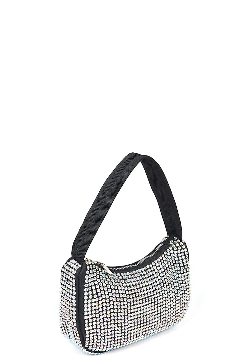 RHINESTONE SIMPLE SHOULDER BAG