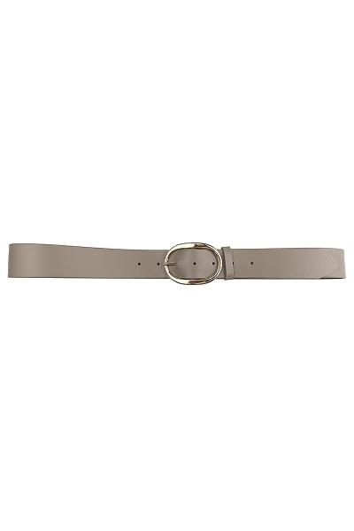 STYLISH OVAL METAL BUCKLE BELT