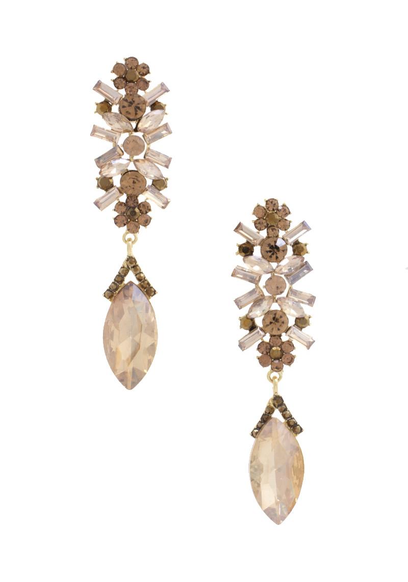FLOWER MARQUSIE CRYSTAL EARRING