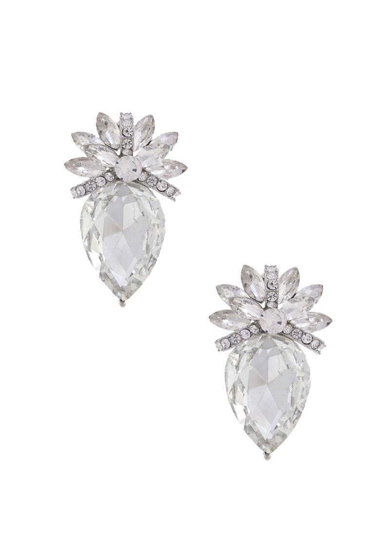 TEARDROP CRYSTAL EARRING