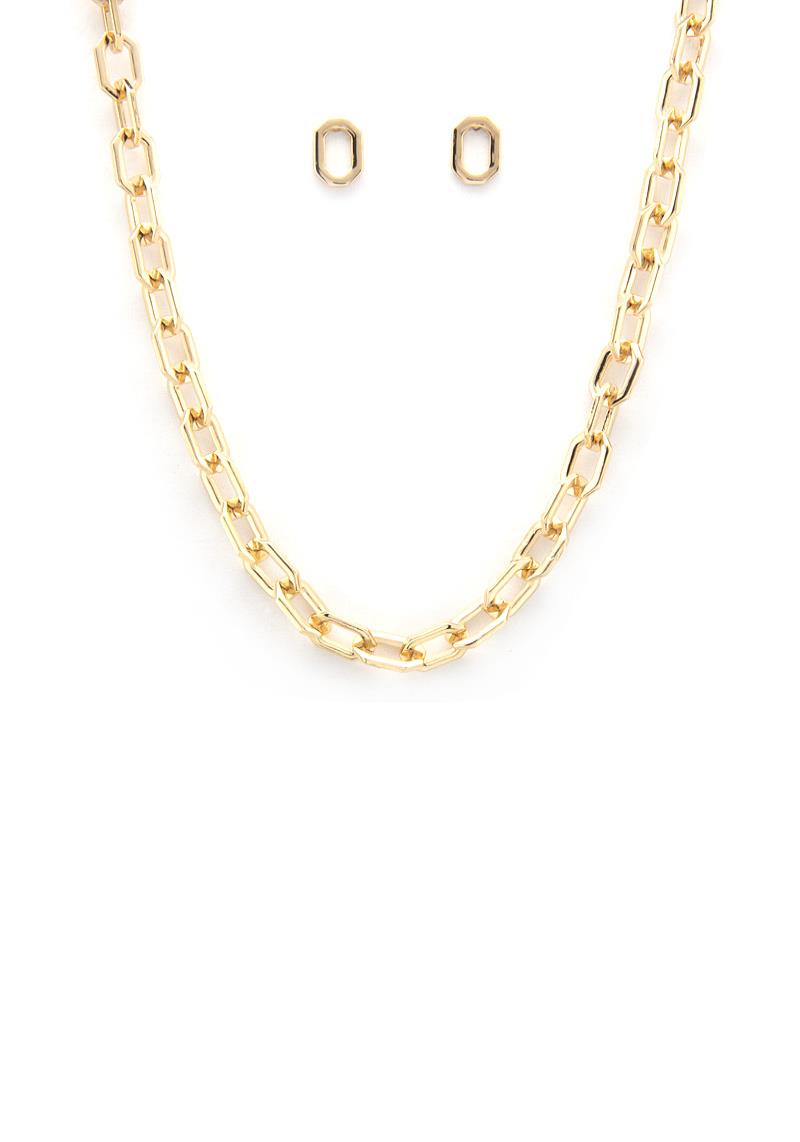 JOBERRY CIRCLE LINK NECKLACE