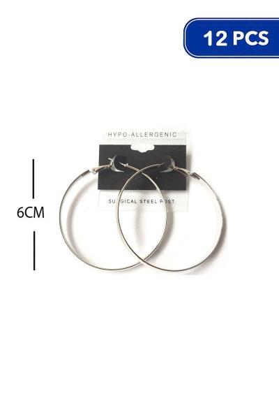 60MM HOOP EARRING (12 UNITS)