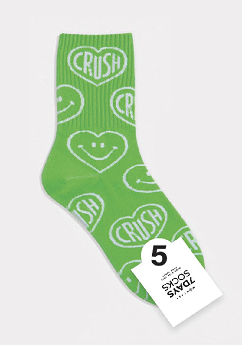 FASHION CRUSH SMILE HEART SOCKS