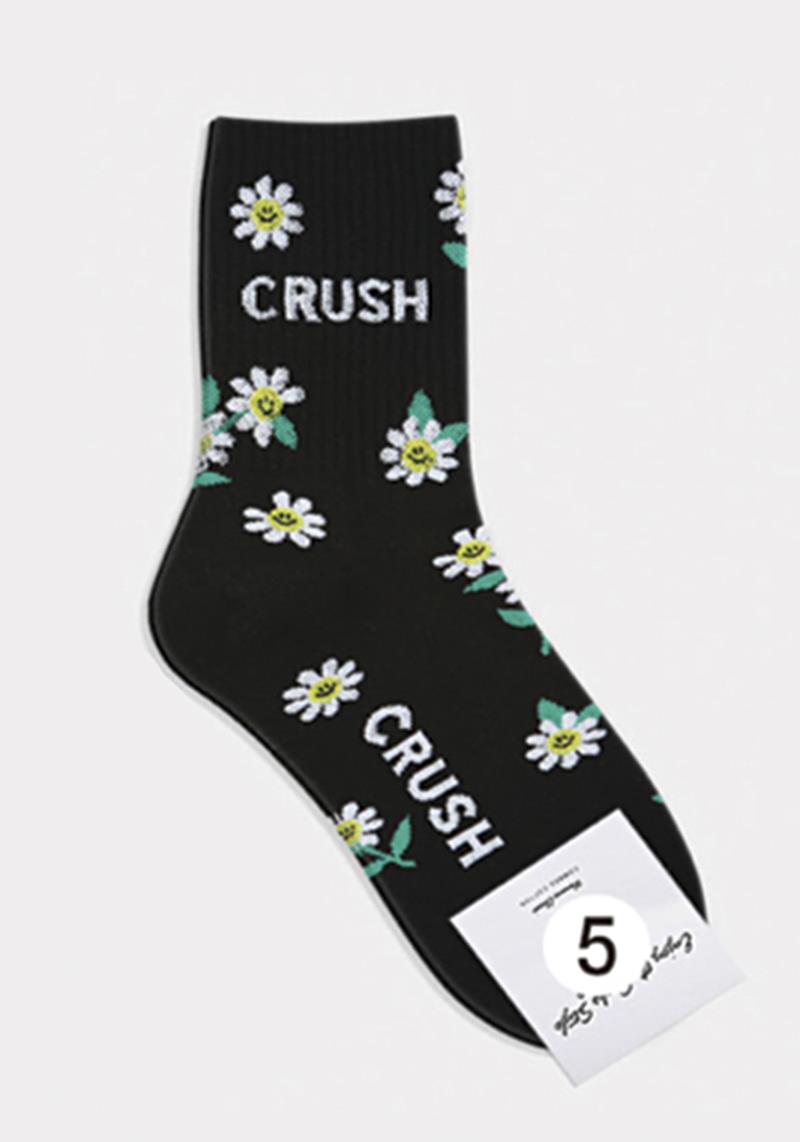 FASHION CRUSH FLOWER SOCKS