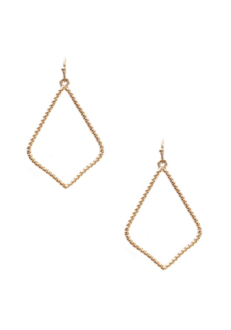 METAL DANGLE EARRING
