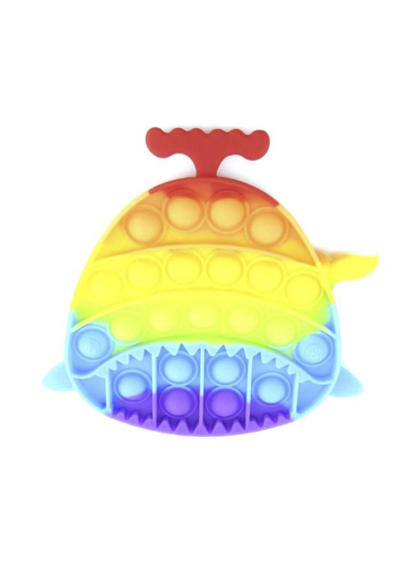 BUBBLE COLOR WHALE STRESS RELIEVER TOY
