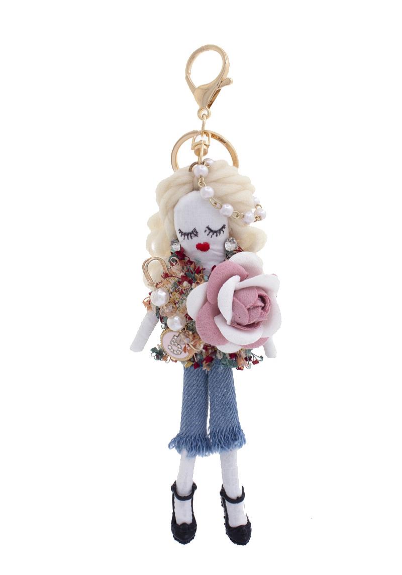 CUTE WOMAN NUMBER 5 KEYCHAIN