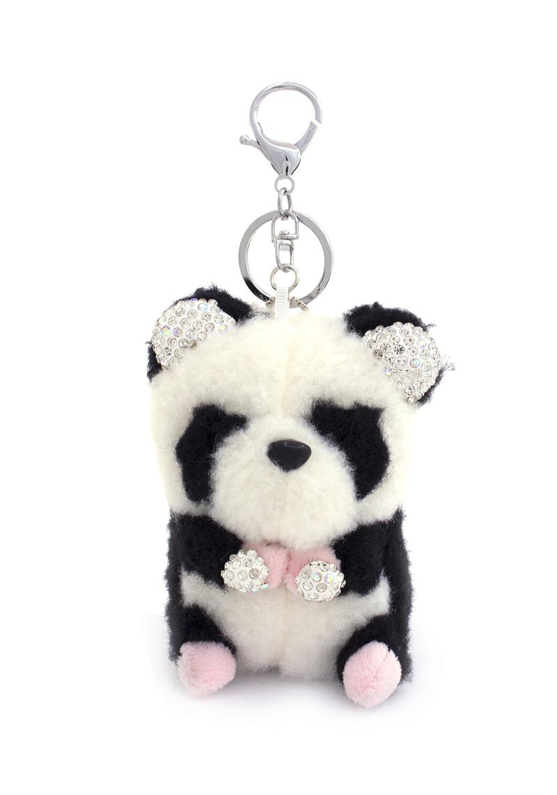 PANDA RHINESTONE KEYCHAIN