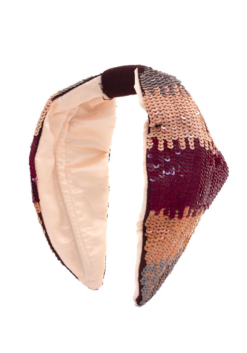 SEQUIN COLOR BLOCK HEADBAND