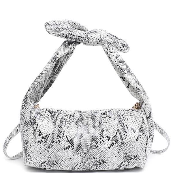 FASHION TEXTURE SKIN KNOT HANDLE CROSSBODY BAG