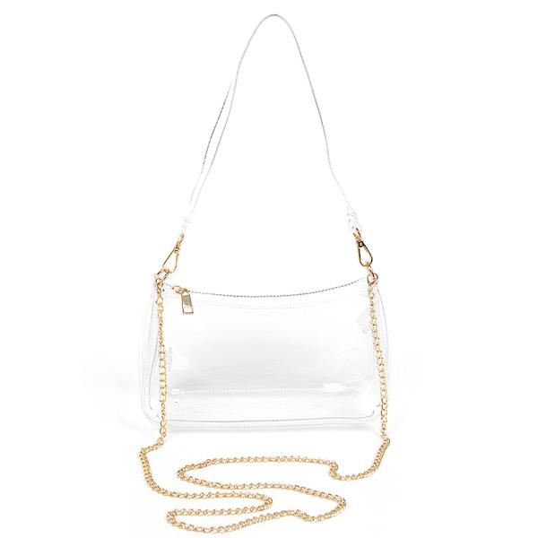 TRANSPARENT SHOULDER BAG