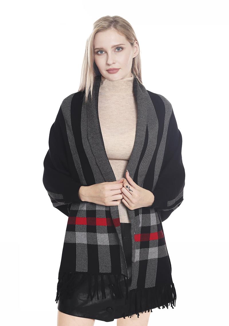 FASHION TWEED TASSEL LONG SLEEVE CARDIGAN