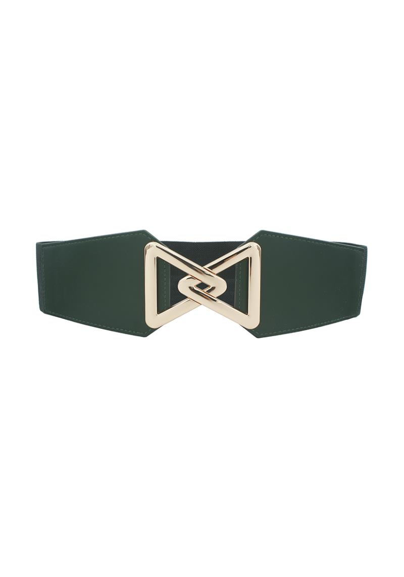 OPEN ROUNT LINKED TRIANGLE ELASTIC BELT