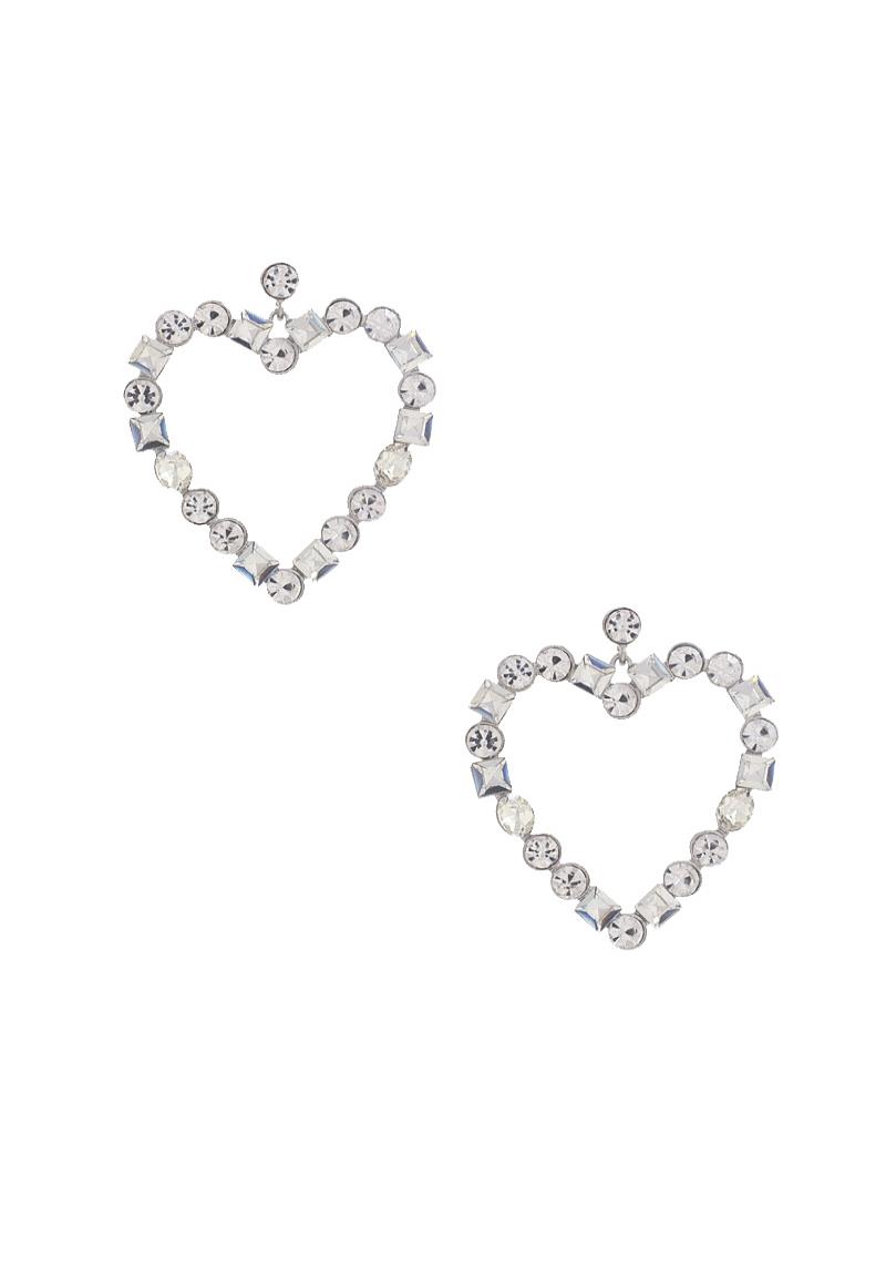 HEART RHINESTONE EARRING